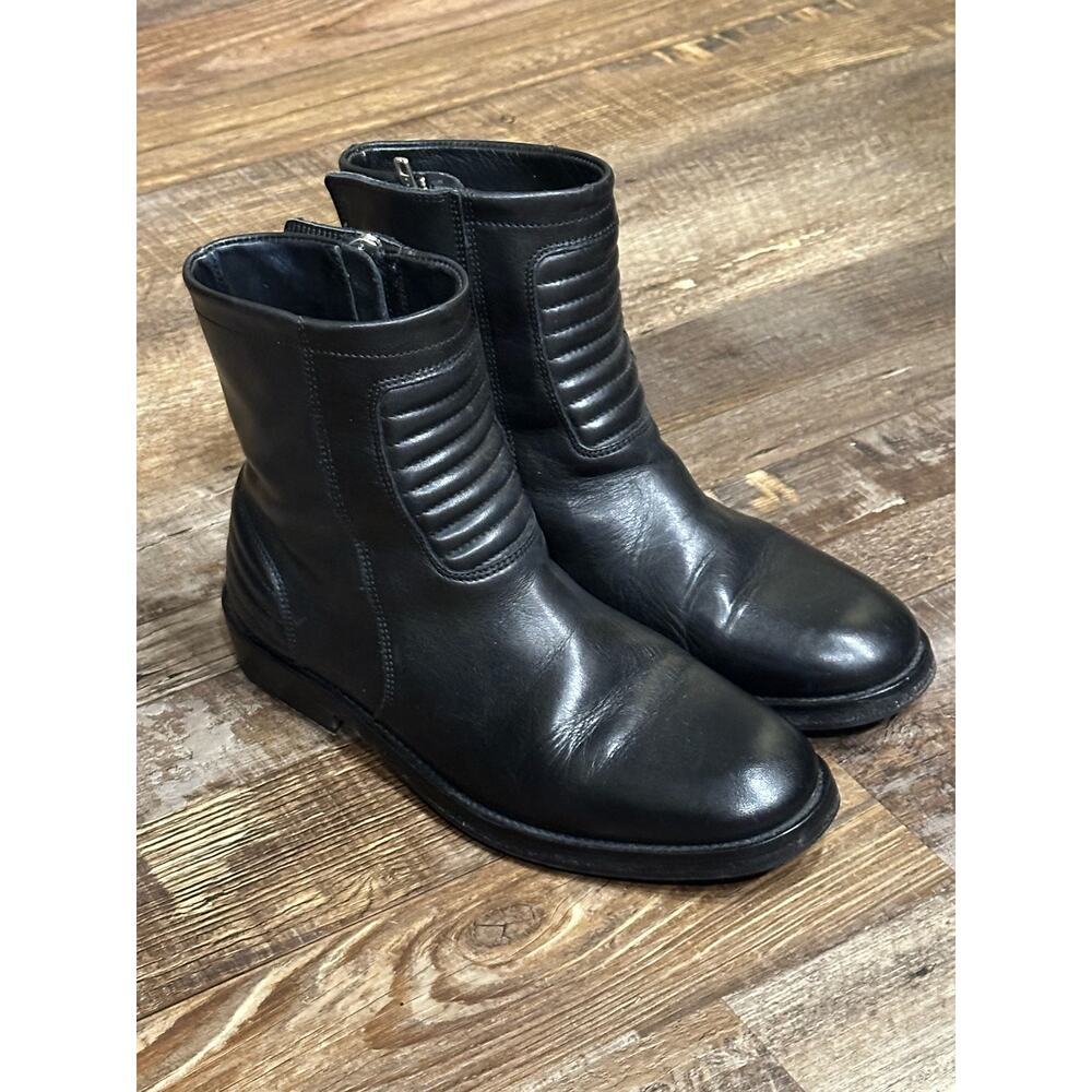 Women’s Surface to Air Designer Archival Luxury Motorcycle Biker Black Boots